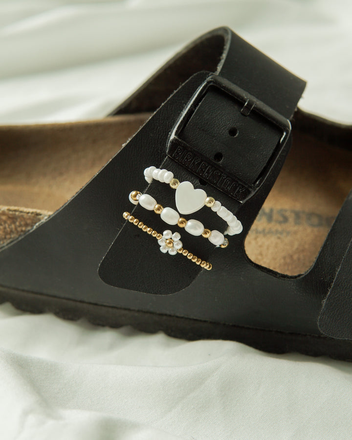 Golden Bloom ☼ Shoe Charm Set