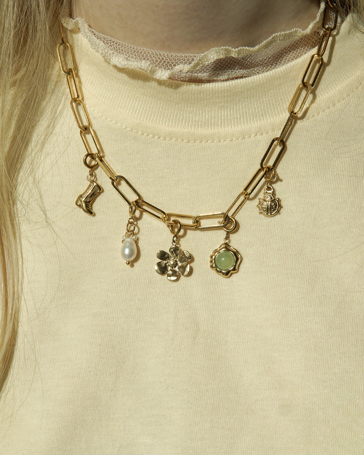 Golden Bloom Charms • Kette